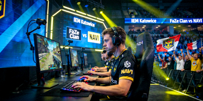 CSGO IEM卡托维兹站FaZe Clan对阵NAVI比赛画面
