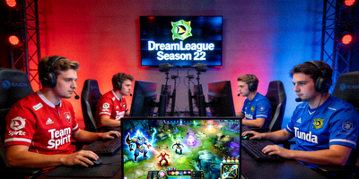 DOTA2 DreamLeague Season22 Team Spirit对阵Tundra比赛画面